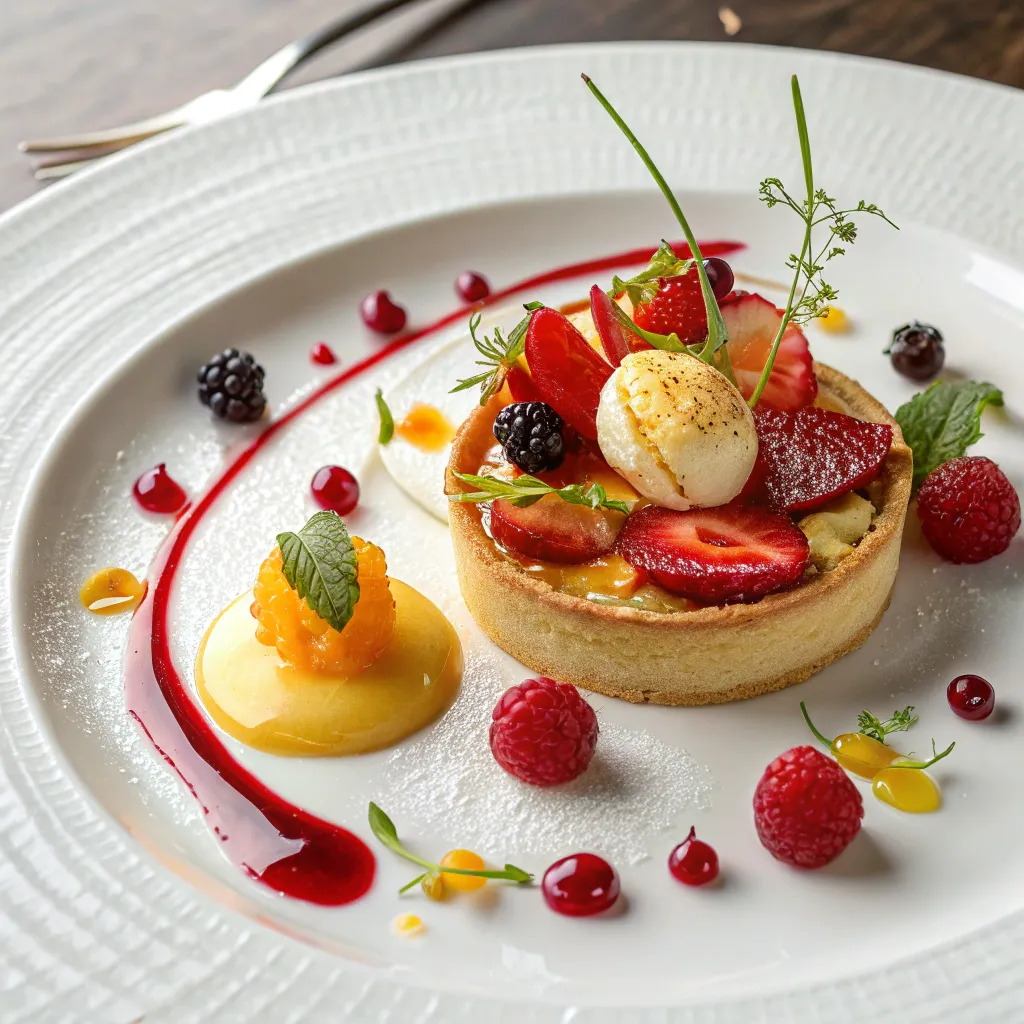 Image of a beautifully plated French dish